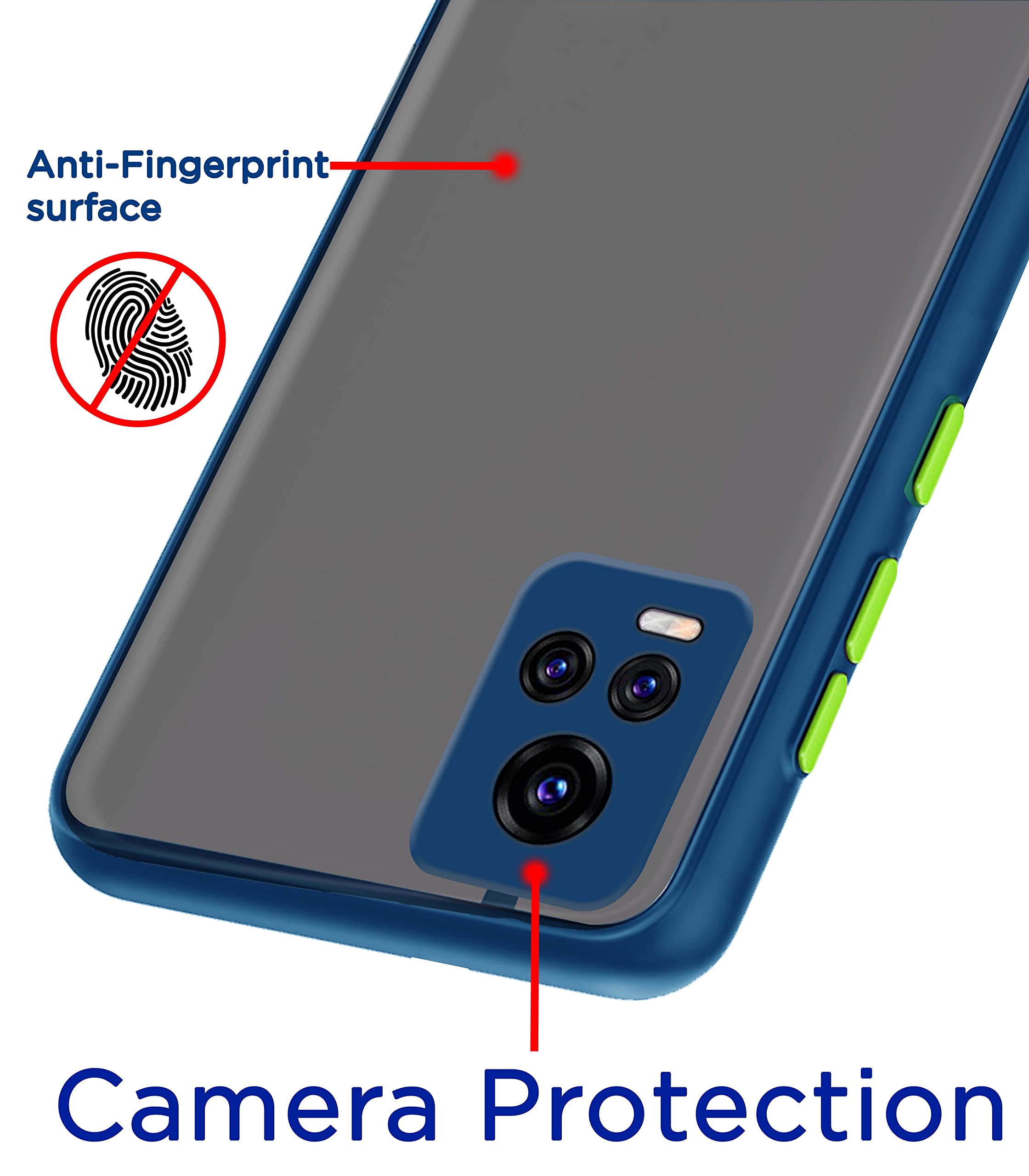Vivo V20 Pro mobile cover in blue by Pikkme – photo 2