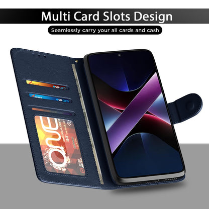 Blue Wallet flip case for POCO X7 Pro 5G – Pikkme – photo 5
