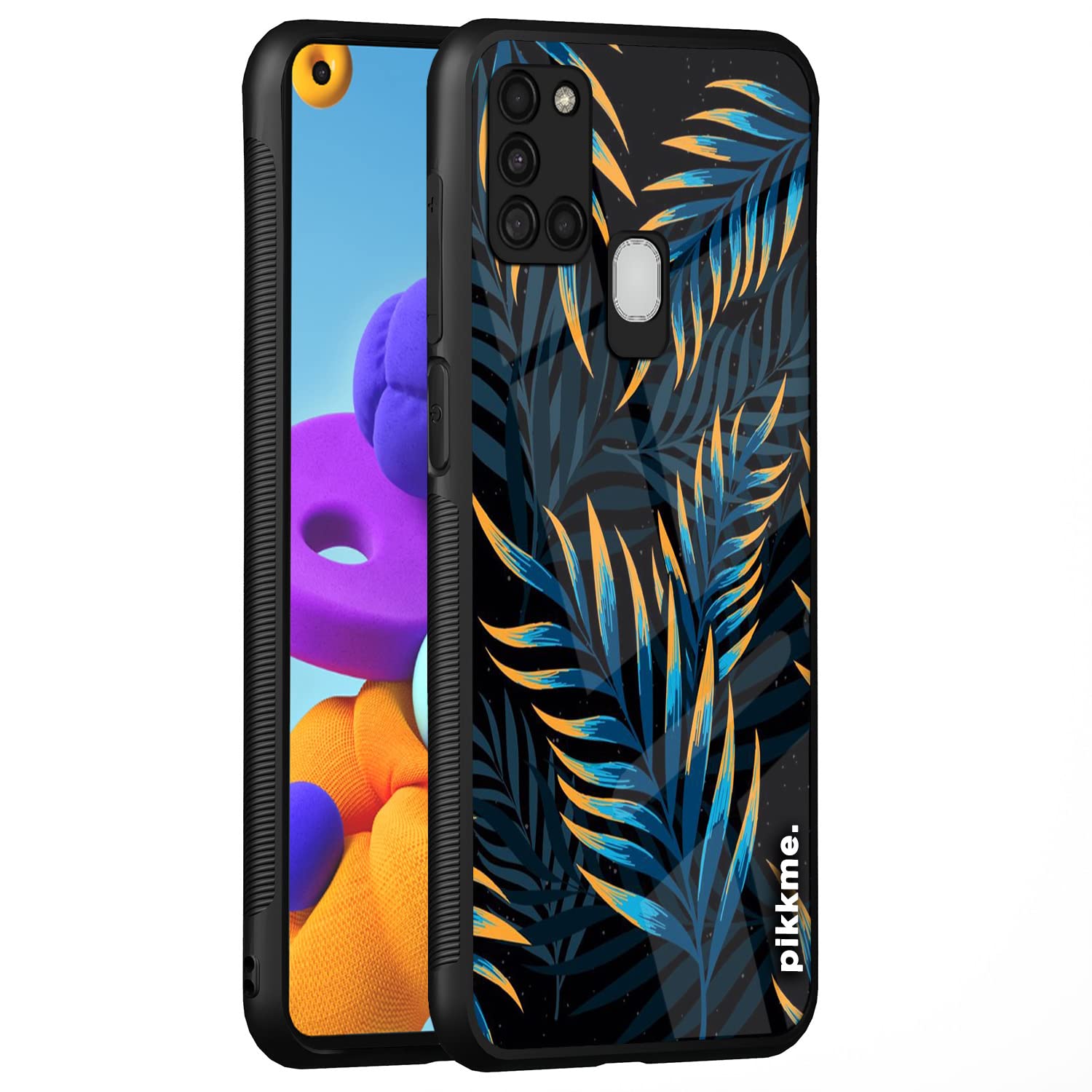Pikkme Samsung A21s Flower mobile back cover