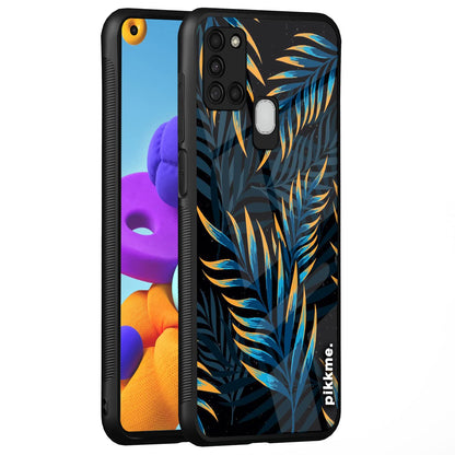 Pikkme Samsung A21s Flower mobile back cover