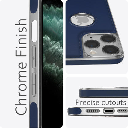 Chrome blue Leatherback mobile back cover for iPhone 11 Pro Max – Pikkme – photo 5