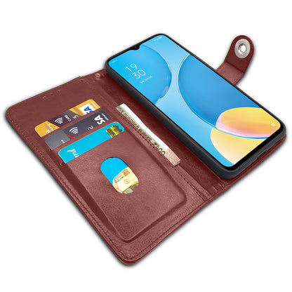 Pikkme Oppo A15/A15s brown wallet flip cover – photo 3