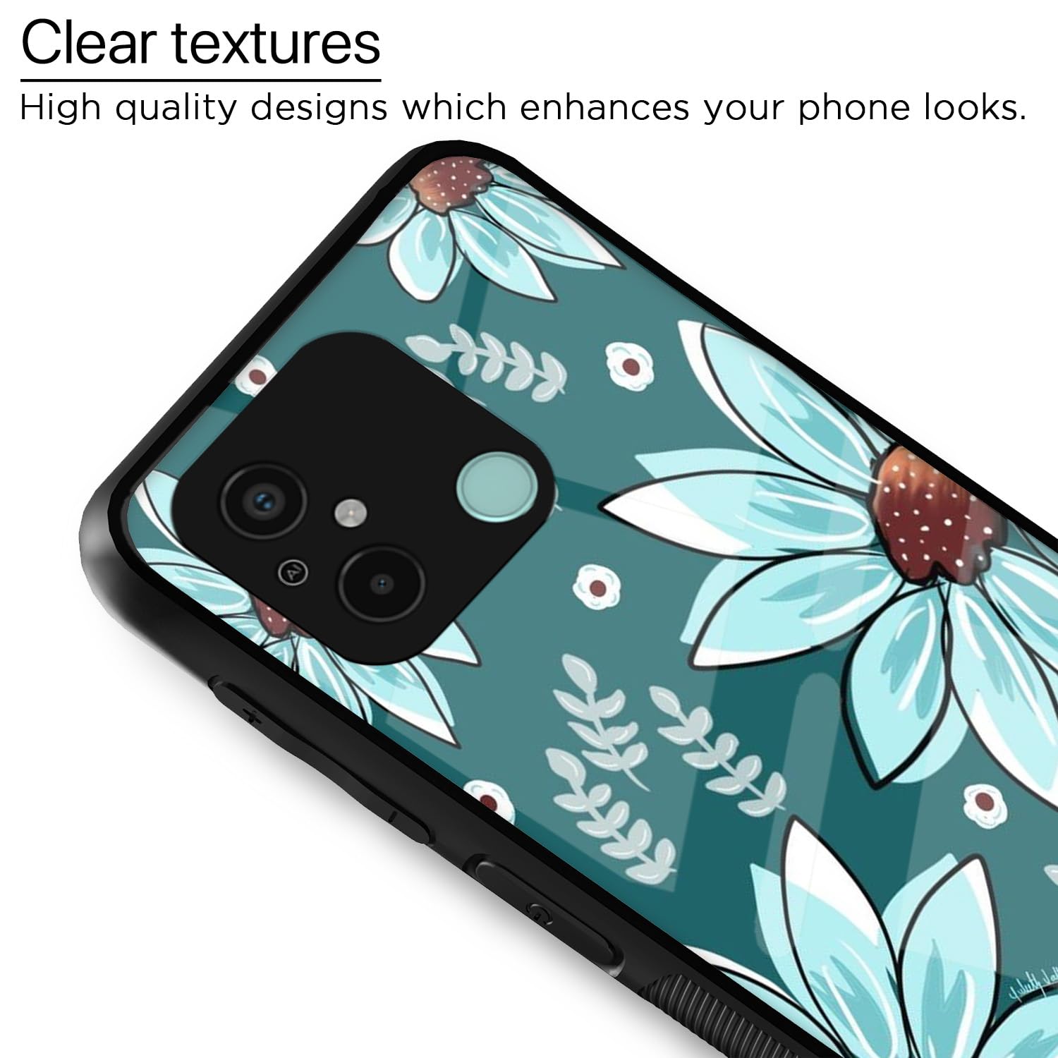 Redmi 12C/Poco C55 Flower back cover by Pikkme – photo 4