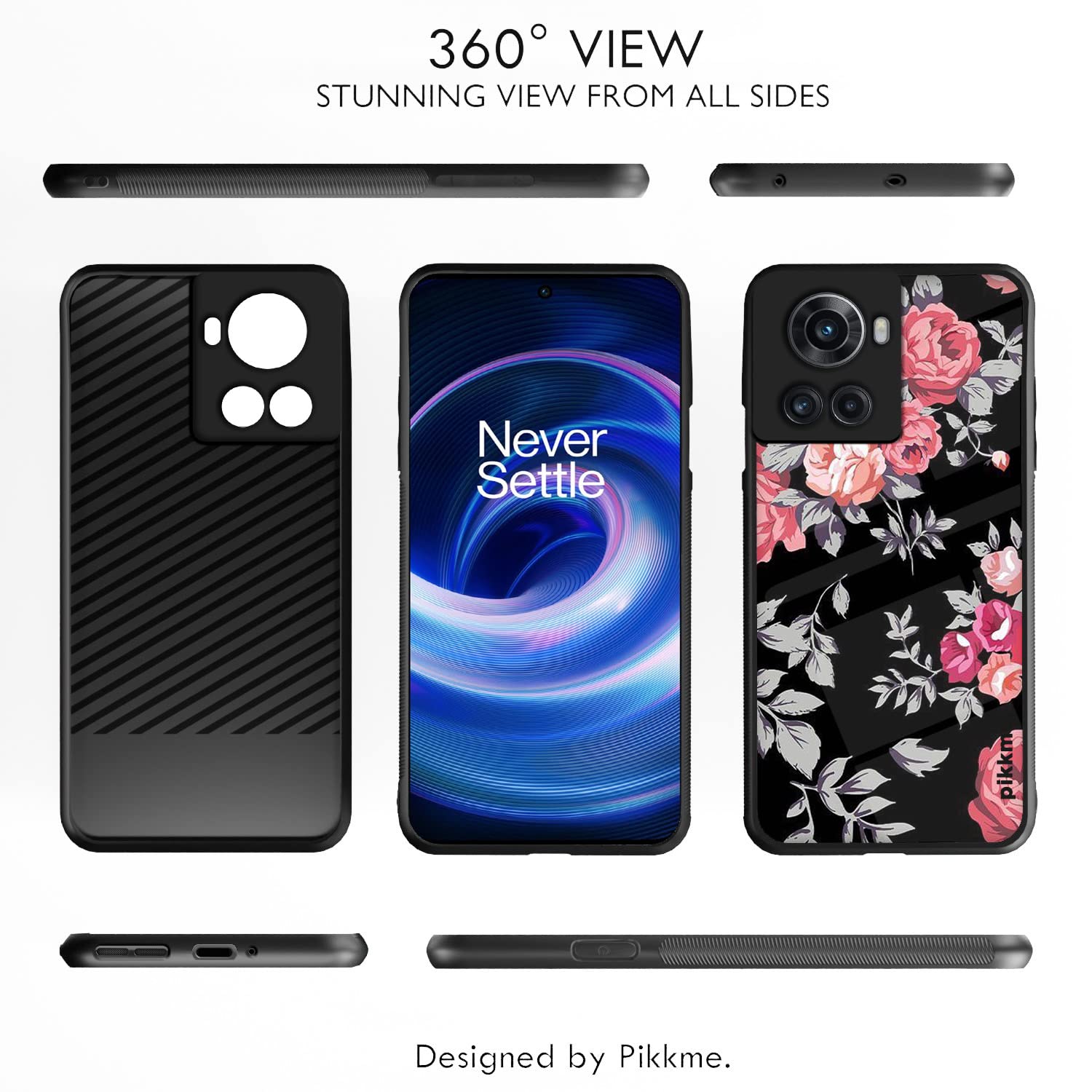 Pikkme OnePlus 10R Flower mobile back cover – photo 2