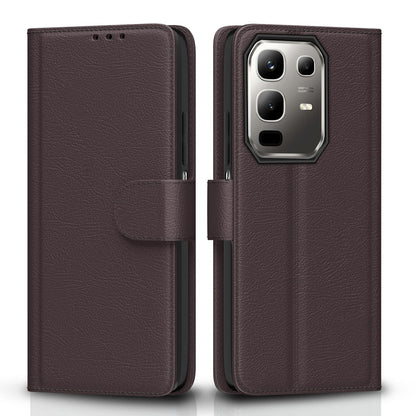 Pikkme Infinix Note 50x 5G Vintage Flip Cover (Coffee)