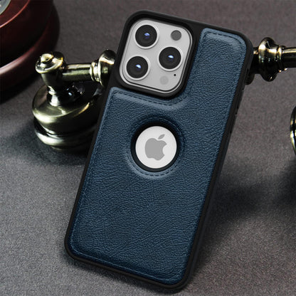 Pikkme iPhone 13 Pro Flexible Pu Leather Back Case (Blue)