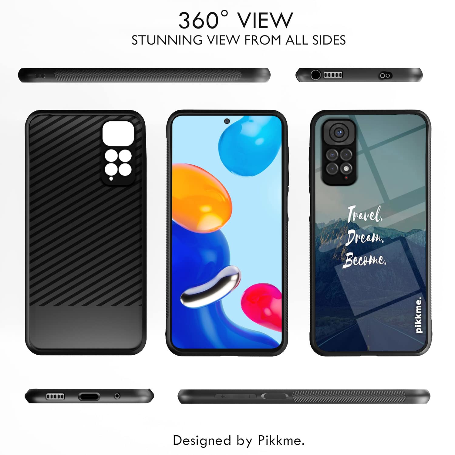 Hybrid Mobile back cover for Redmi Note 11/Note 11s – Pikkme – photo 2
