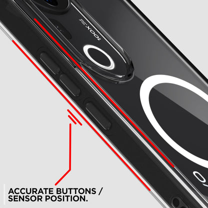Pikkme Vivo T4 Ultra 5G Mag-Safe Shockproof PC + TPU Back Cover (Transparent)