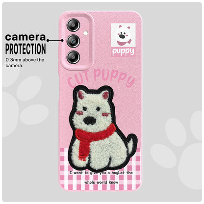 Pikkme pink Plush Patch back cover for Samsung A14 4G/A14 5G – photo 6
