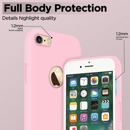 Rose pink Soft Silicone back cover for iPhone 6/6S – Pikkme – photo 3