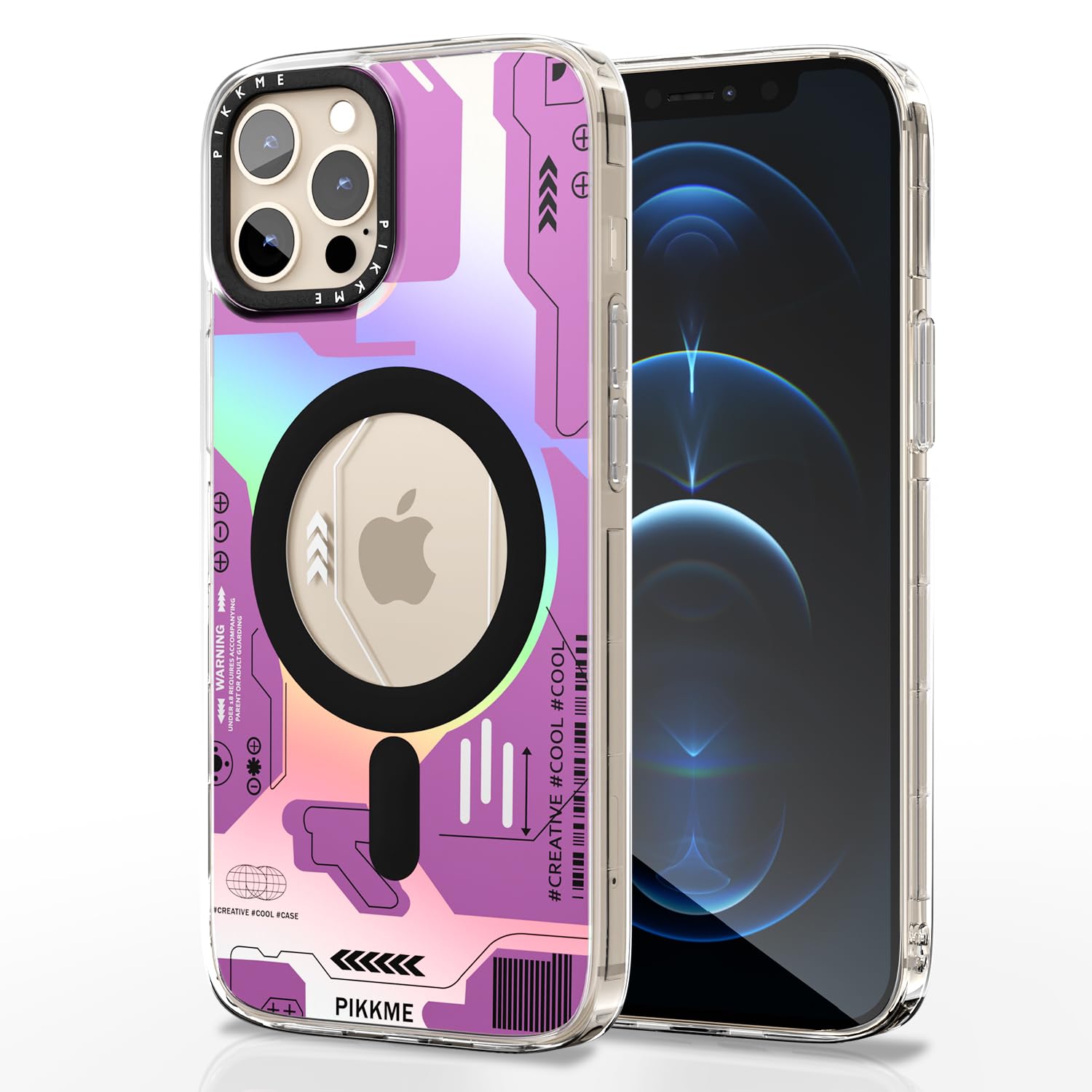 iPhone 12 Pro Max mobile cover in pink by Pikkme