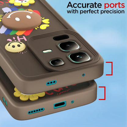 Infinix Note 50s 5G mobile cover in brown by Pikkme – photo 4