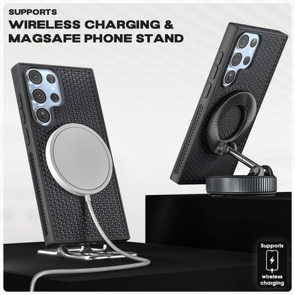 Black MagSafe phone cover for Samsung S24 Ultra 5G – Pikkme – photo 5