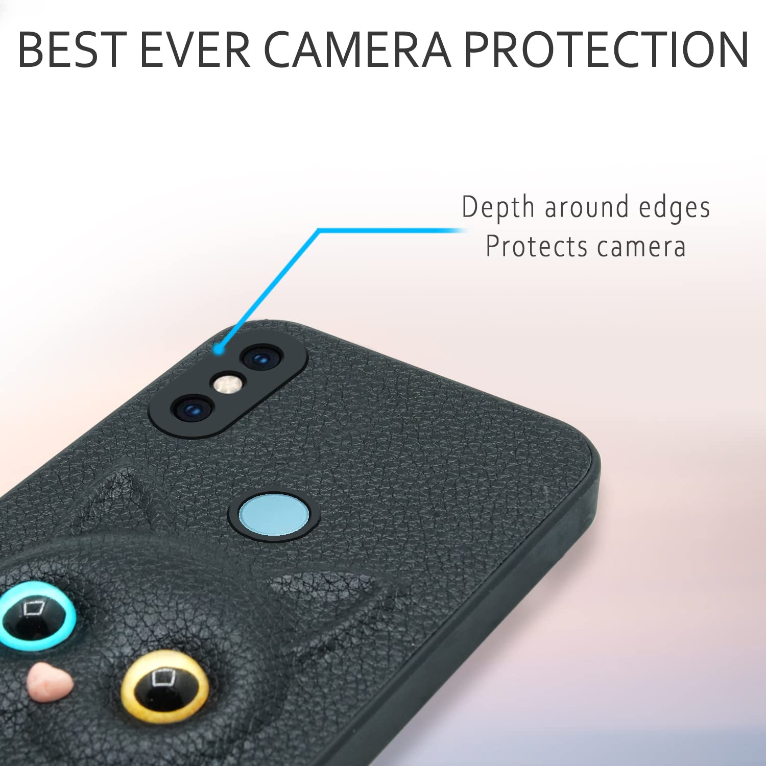 Mi A2 mobile cover in black by Pikkme – photo 5