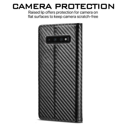 Samsung S10 Plus Wallet mobile flip cover in black by Pikkme – photo 4