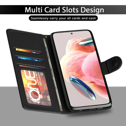 Redmi Note 12 4G Wallet flip case in black by Pikkme – photo 5