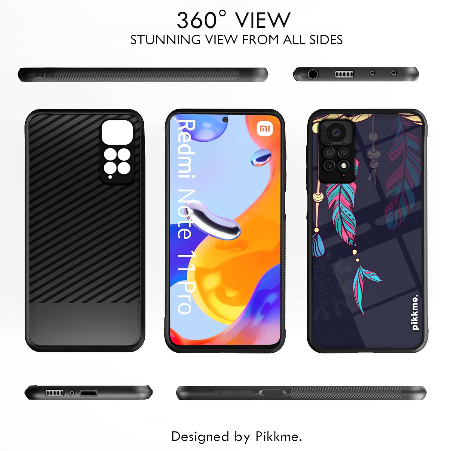 Pikkme Flower phone cover for Redmi Note 11 Pro/Note 11 Pro Plus 5G – photo 2