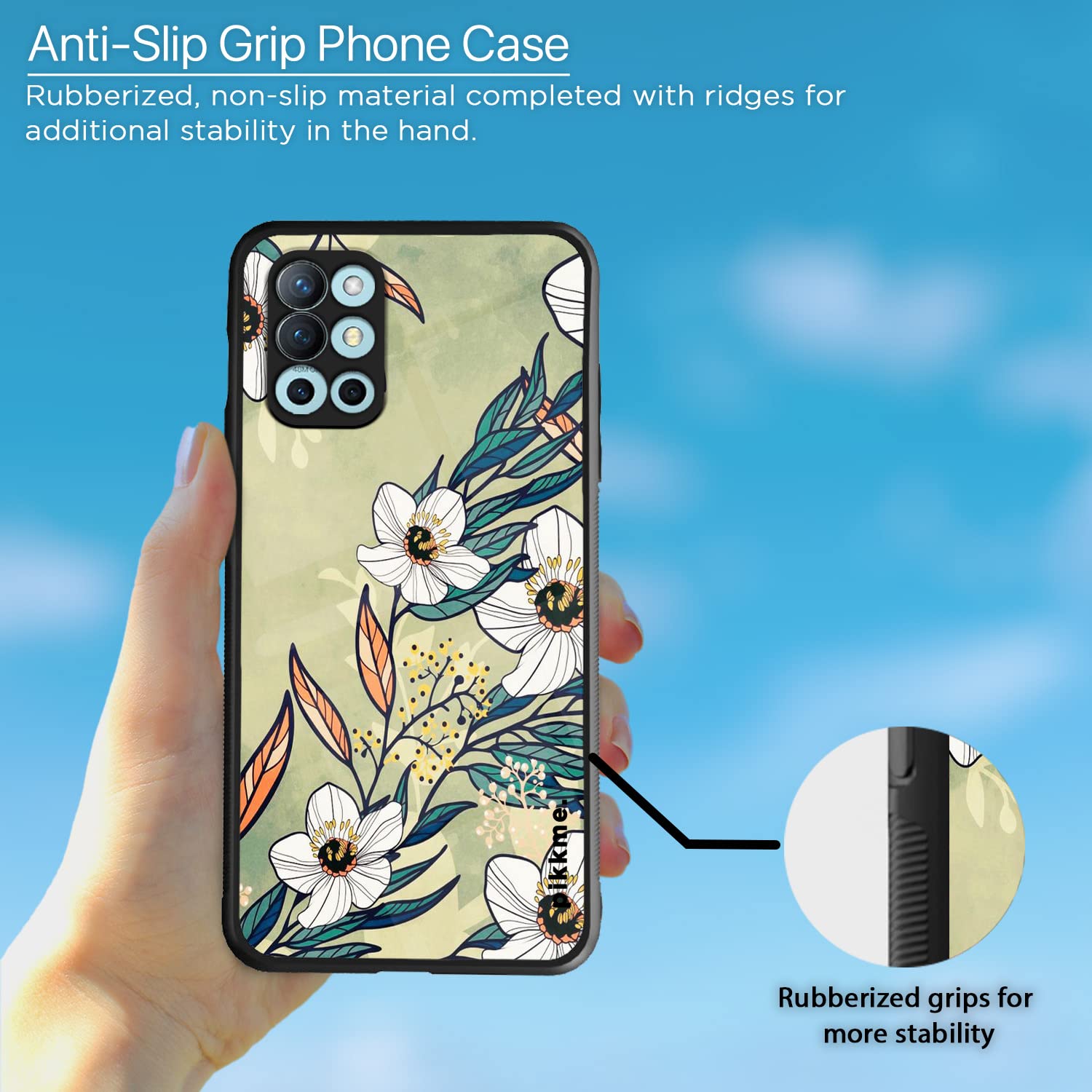Pikkme OnePlus 8T Flower mobile back cover – photo 5