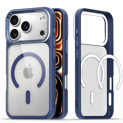 iPhone 17 Pro Max back cover in blue mag-safe by Pikkme