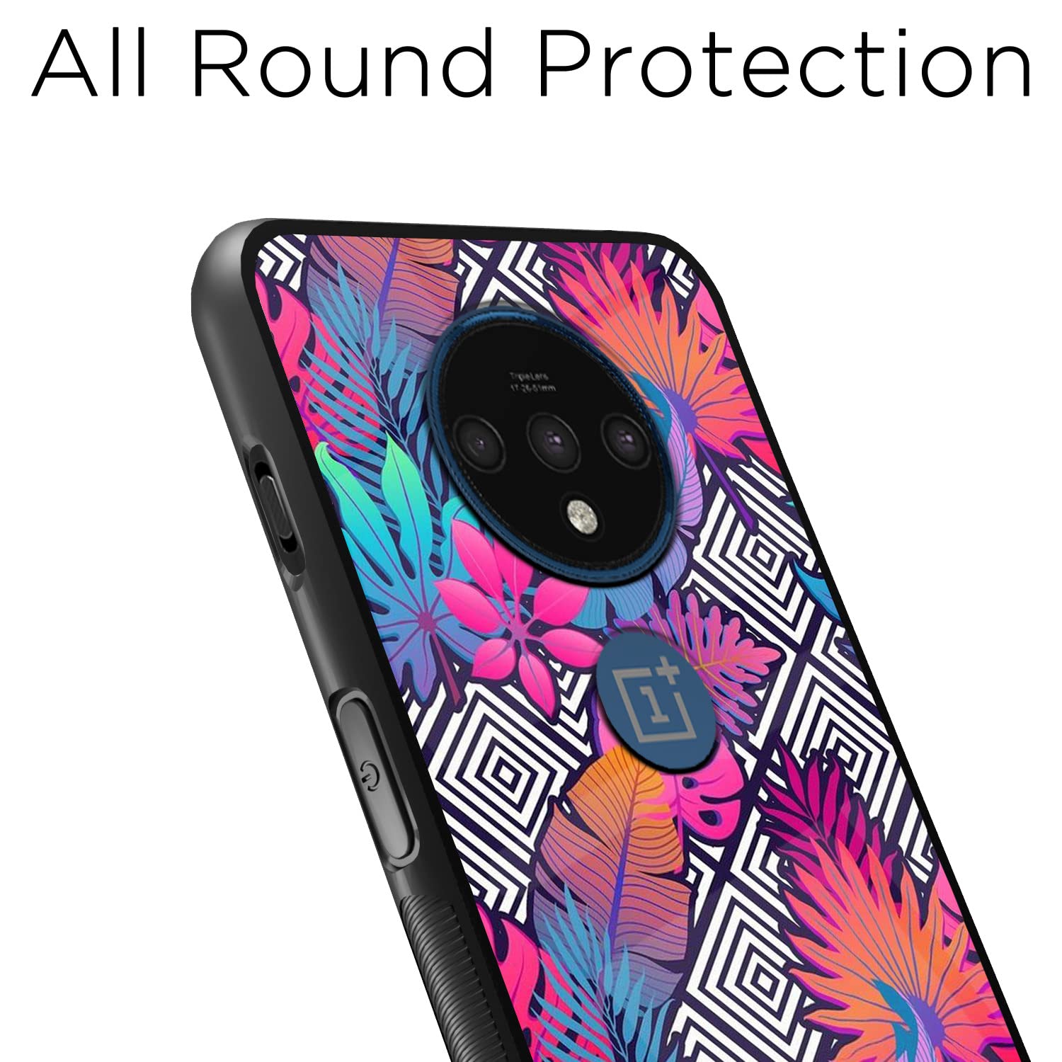 Pikkme OnePlus 7T Flower mobile back cover – photo 7