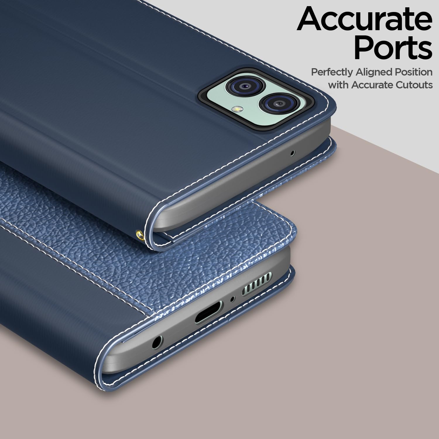 Pikkme Samsung M04/F04/A04e Wallet blue flip case – photo 2