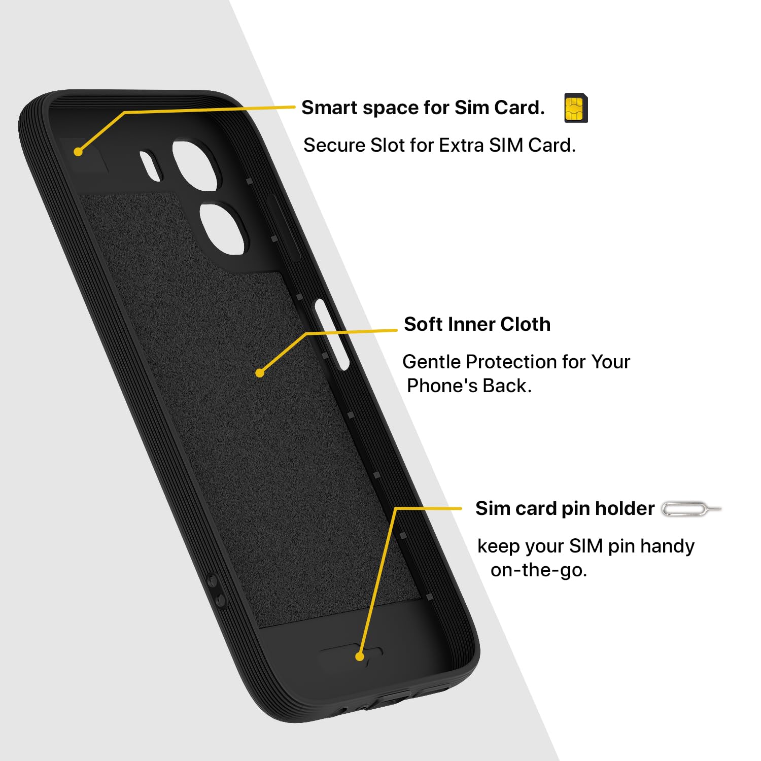 Pikkme black phone cover for Oppo A6X 5G – photo 6