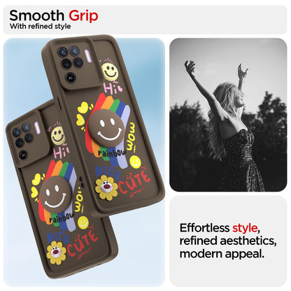Brown Soft Silicone mobile back cover for Oppo F19 Pro – Pikkme – photo 2