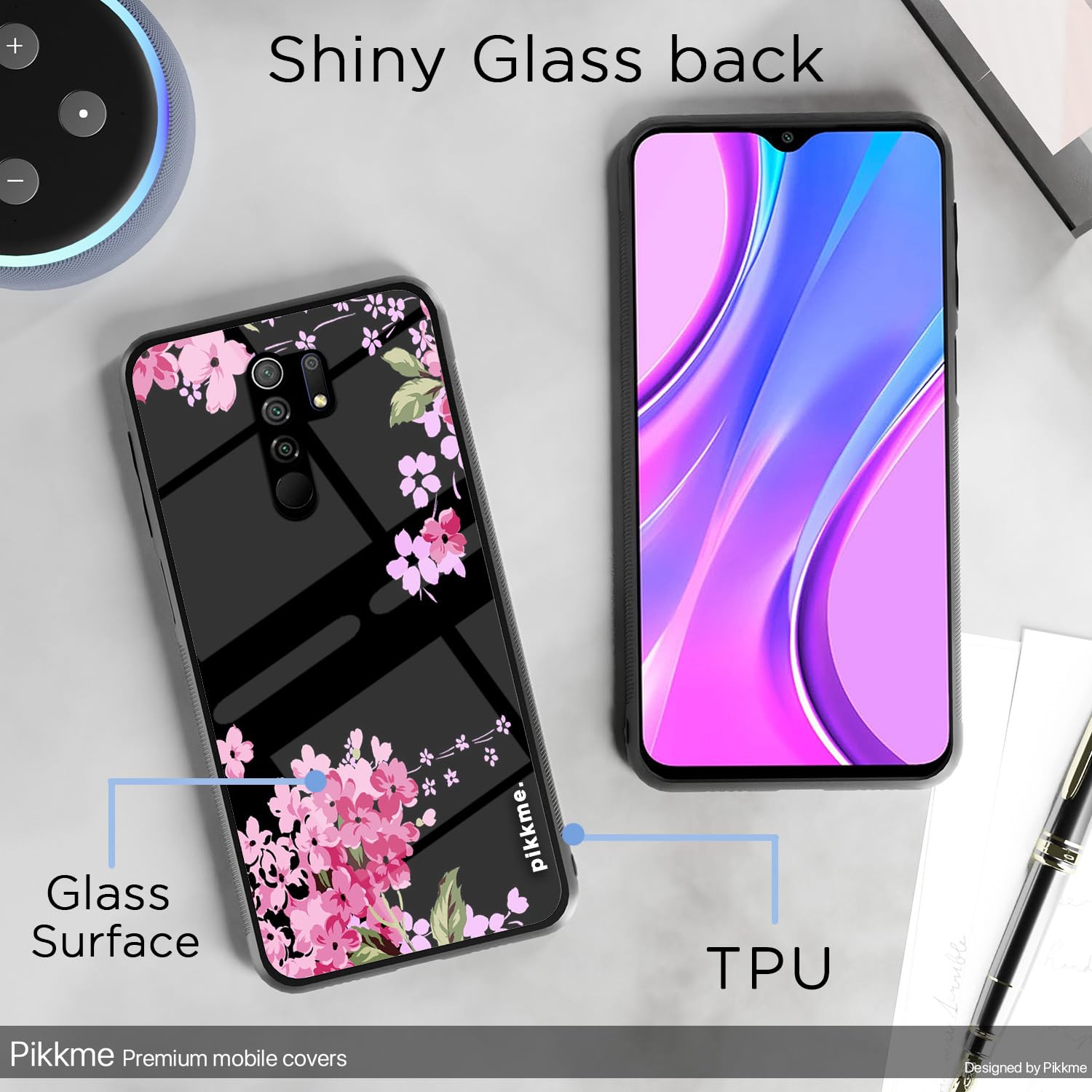 Pikkme Redmi 9 Prime Flower back cover – photo 3