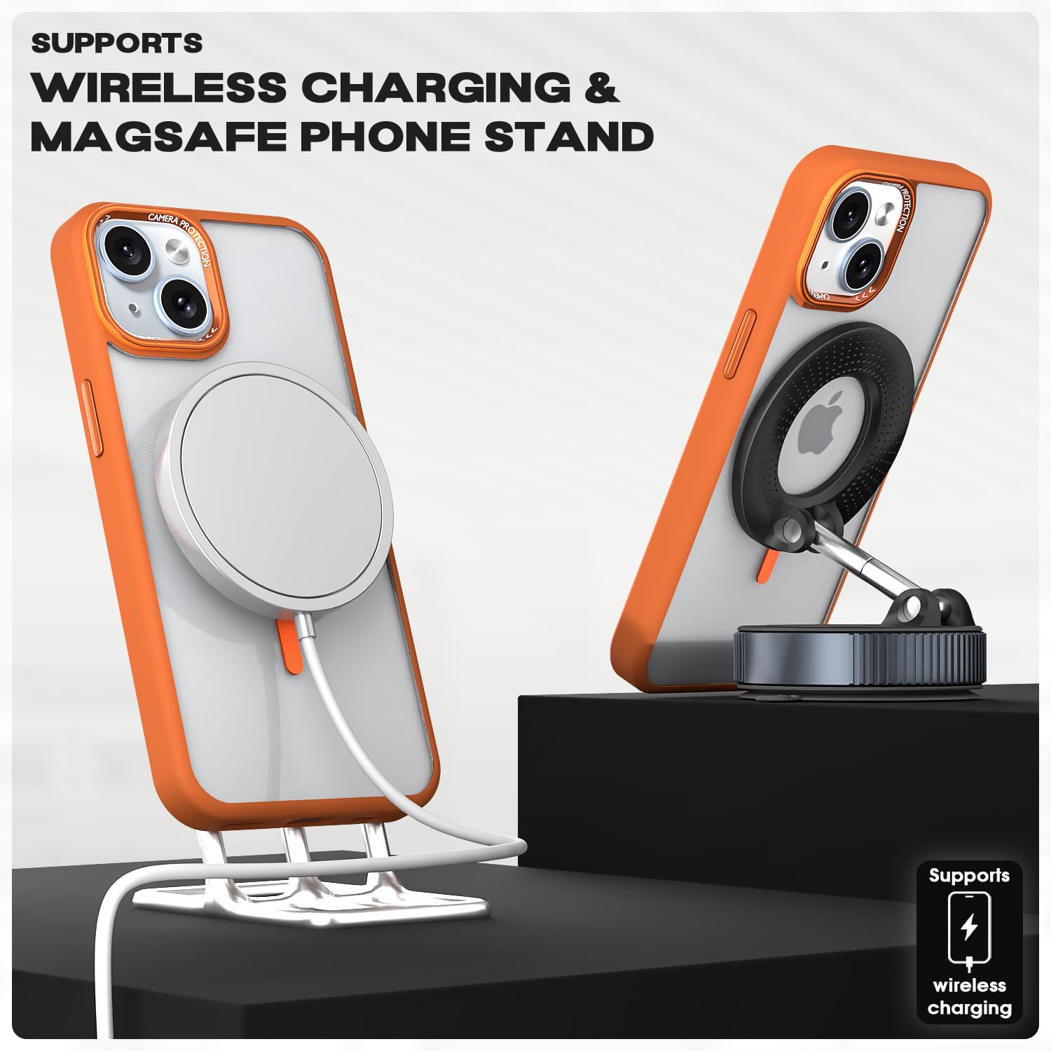 Pikkme orange mag-safe mobile cover for iPhone 14 – photo 5