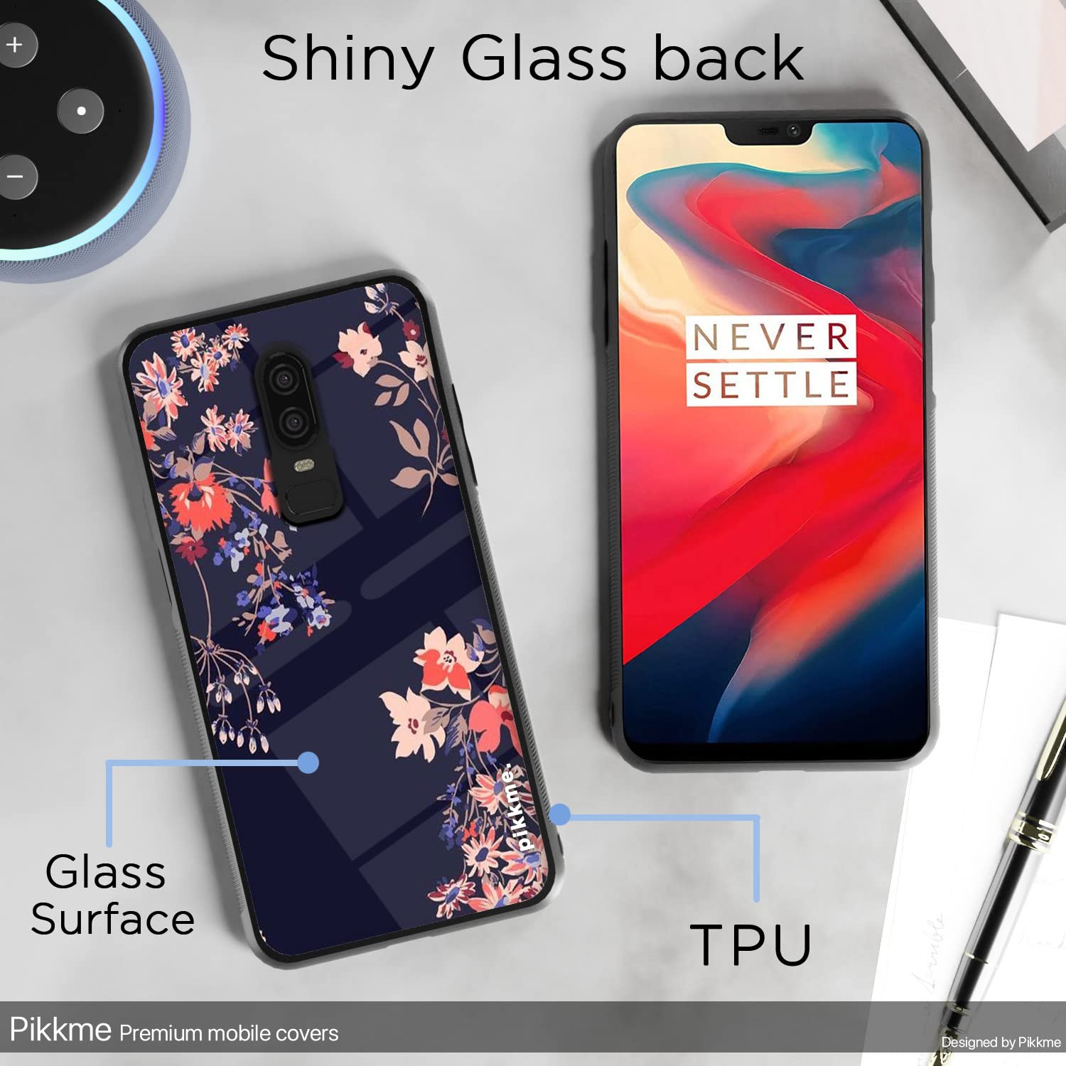 OnePlus 6 Flower phone cover by Pikkme – photo 3
