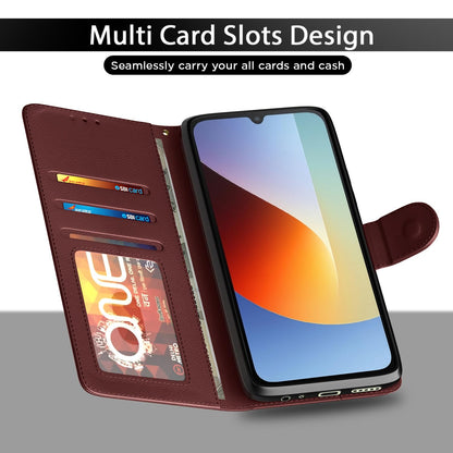 Pikkme brown Wallet flip cover for Redmi A7 Pro/Poco C85x 5G – photo 5