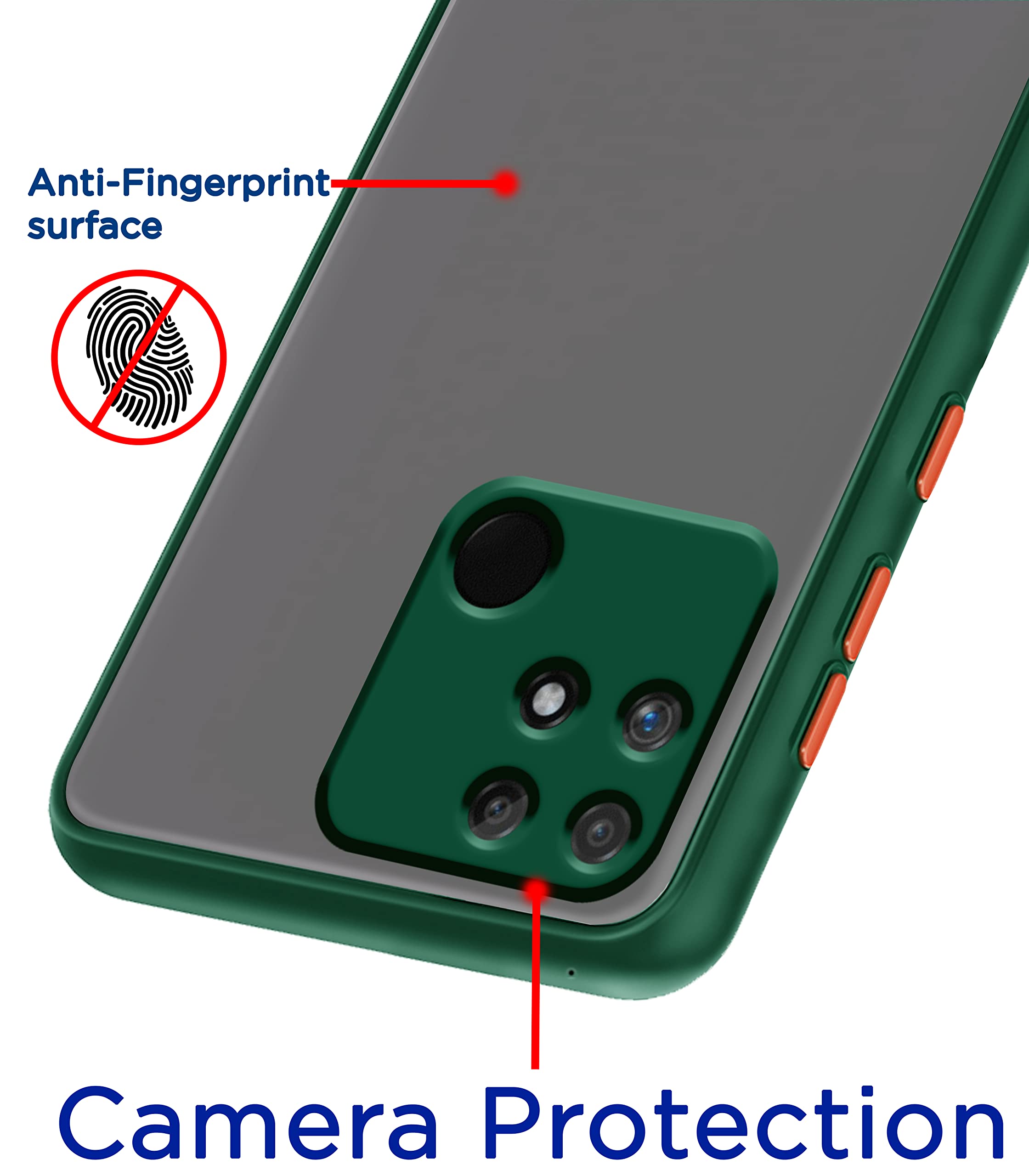 Pikkme Realme Narzo 50A green mobile back cover – photo 2