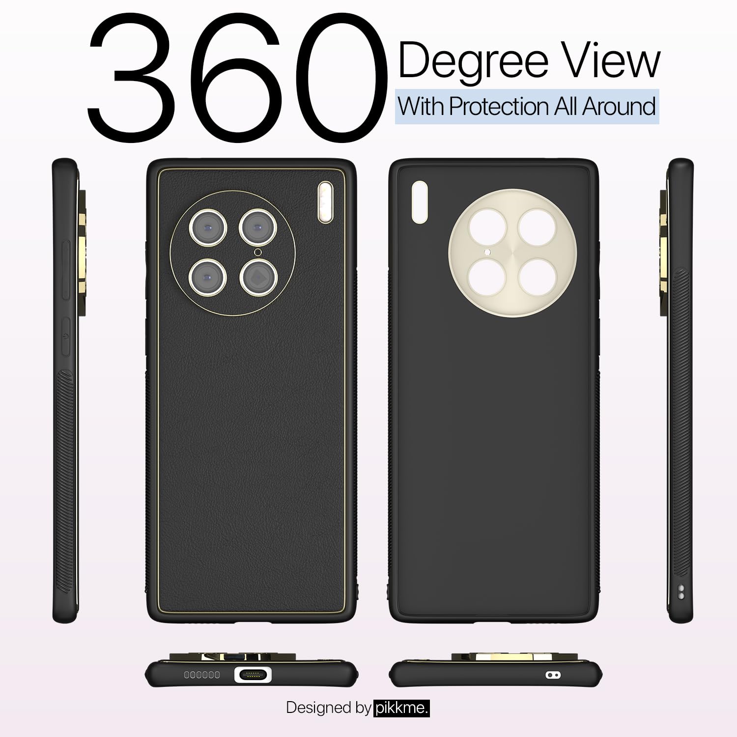 Pikkme black phone cover for Vivo X90 Pro 5G – photo 3
