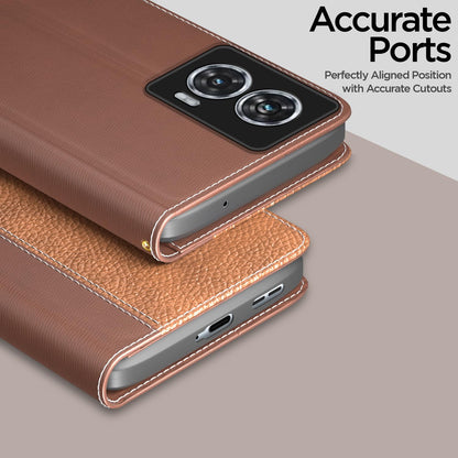 Tan flip case for Moto Edge 50 Fusion/G96 5G – Pikkme – photo 2