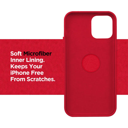 iPhone 14 Leather phone cover in crimson by Pikkme – photo 2