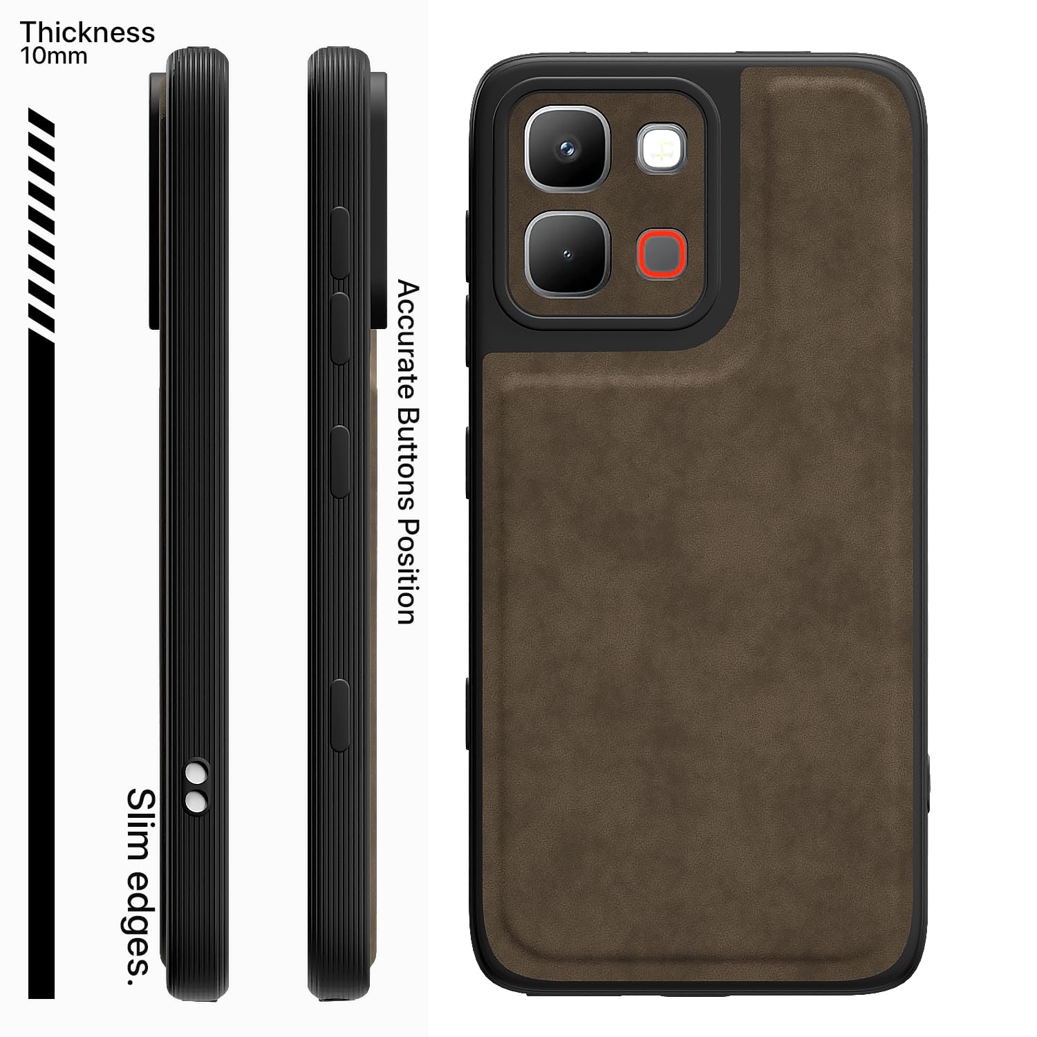 Pikkme Infinix Note Edge 5G coffee back cover – photo 3