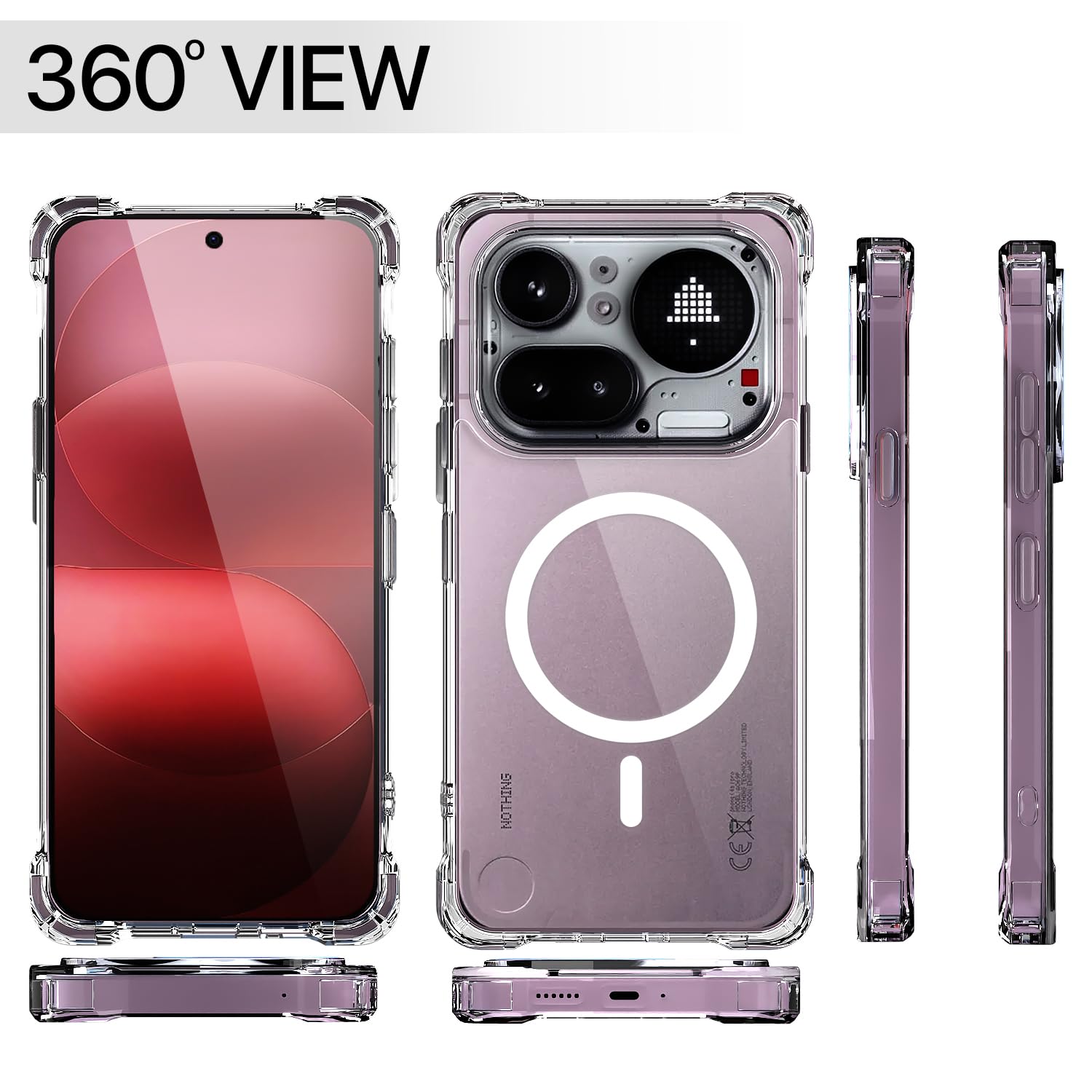 Pikkme transparent Clear back cover for Nothing Phone 4a Pro 5G – photo 7