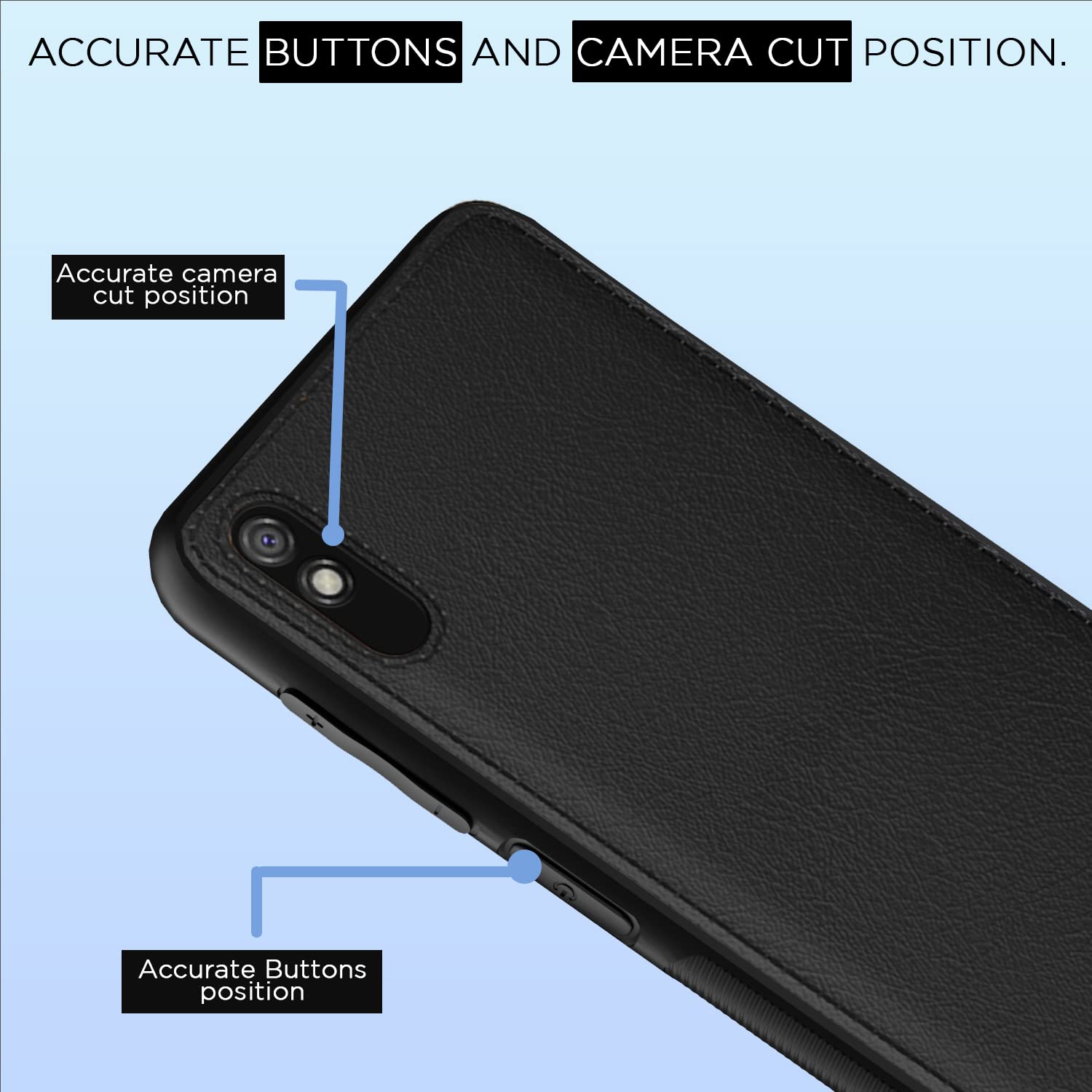 Black phone cover for Redmi 9A/9i/9A Sport – Pikkme – photo 6