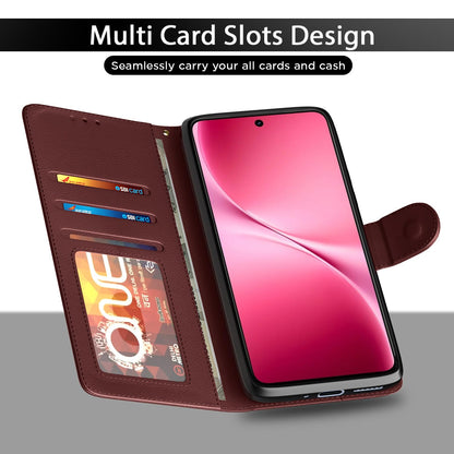 Brown mobile flip cover for Vivo V60 Lite 5G – Pikkme – photo 5