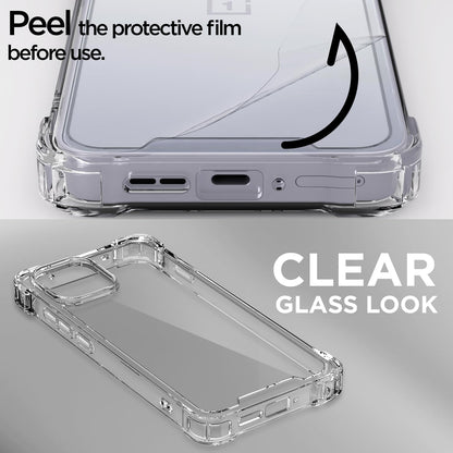 Pikkme OnePlus 13s 5G PC + TPU Crystal Clear Back Cover (Transparent)