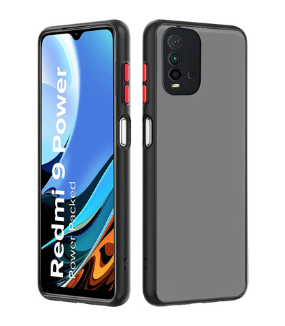 Pikkme black back cover for Redmi 9 Power
