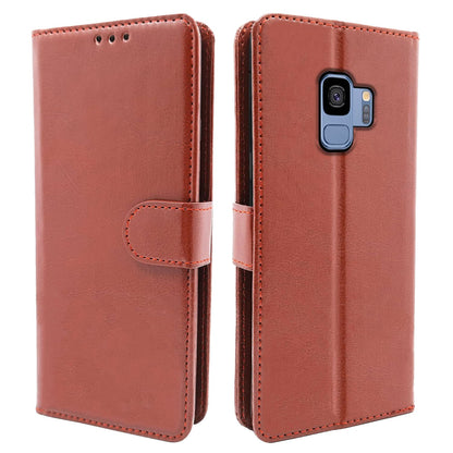 Pikkme brown Wallet wallet flip cover for Samsung S9