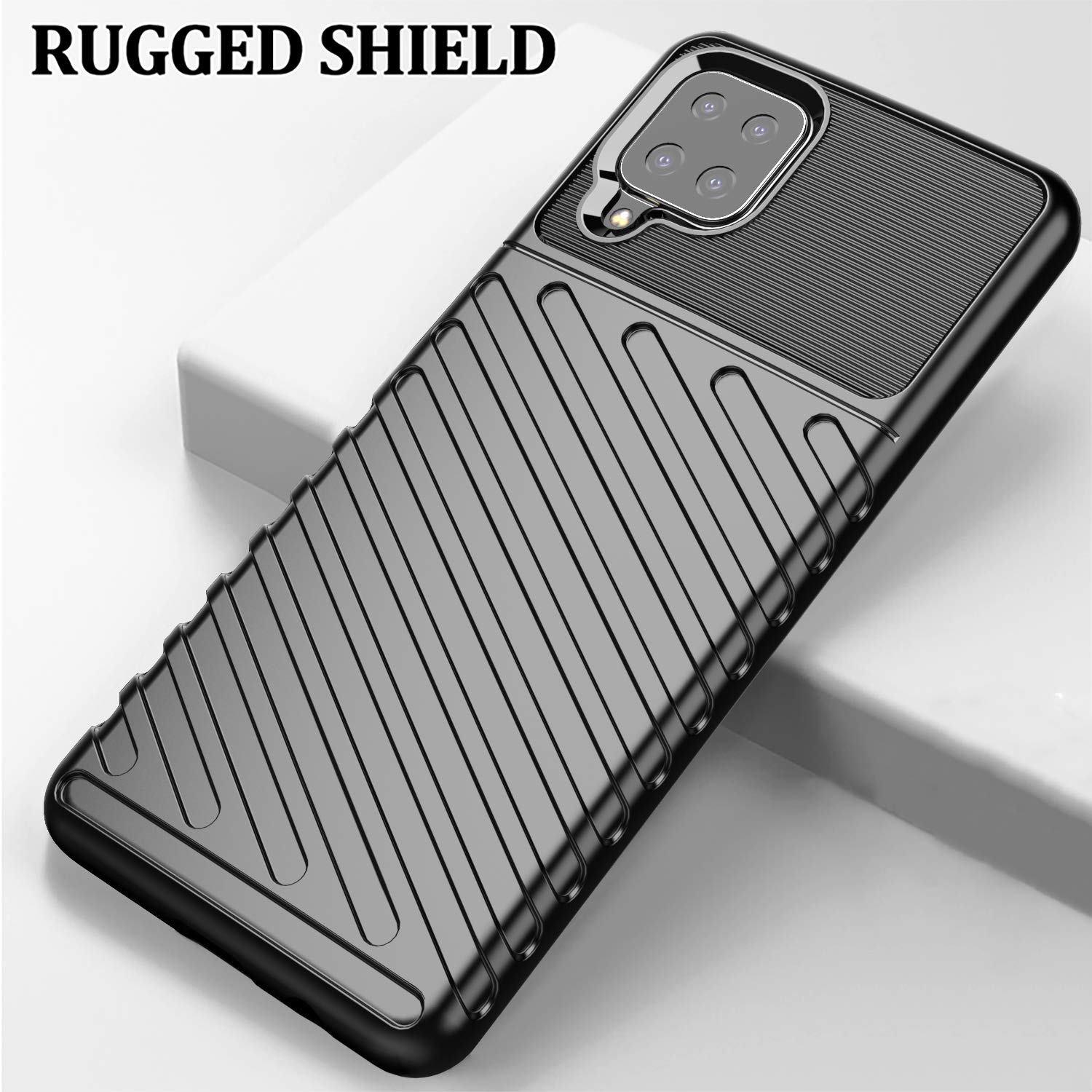 Black Matte mobile cover for Samsung M12/A12 – Pikkme – photo 2
