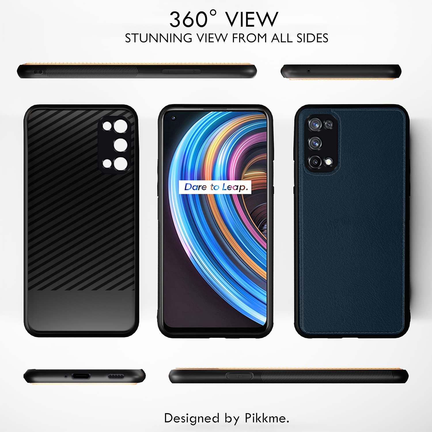 Pikkme blue mobile cover for Realme X7 5G – photo 3