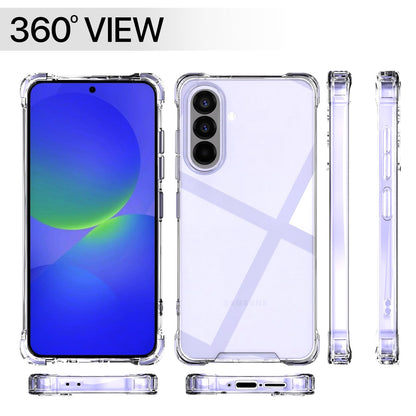 Pikkme Samsung Galaxy A36 5G  PC + TPU Clear Transparent Back Cover (Transparent)