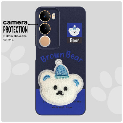 Blue Plush Patch phone cover for Vivo Y19s/Y29 5G – Pikkme – photo 6