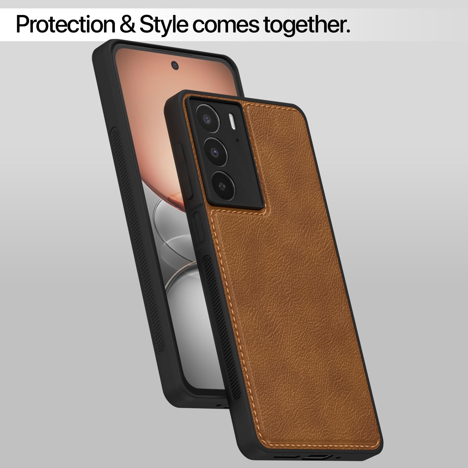 Brown mobile back cover for Realme C75 – Pikkme – photo 7