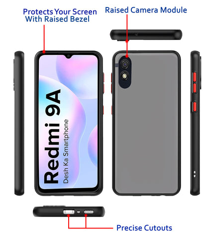 Pikkme Redmi 9A/9i/9A Sport Hybrid black back cover – photo 3