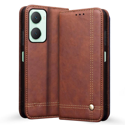 Pikkme Vivo Y18 4G Magnet Flip Cover (Brown)