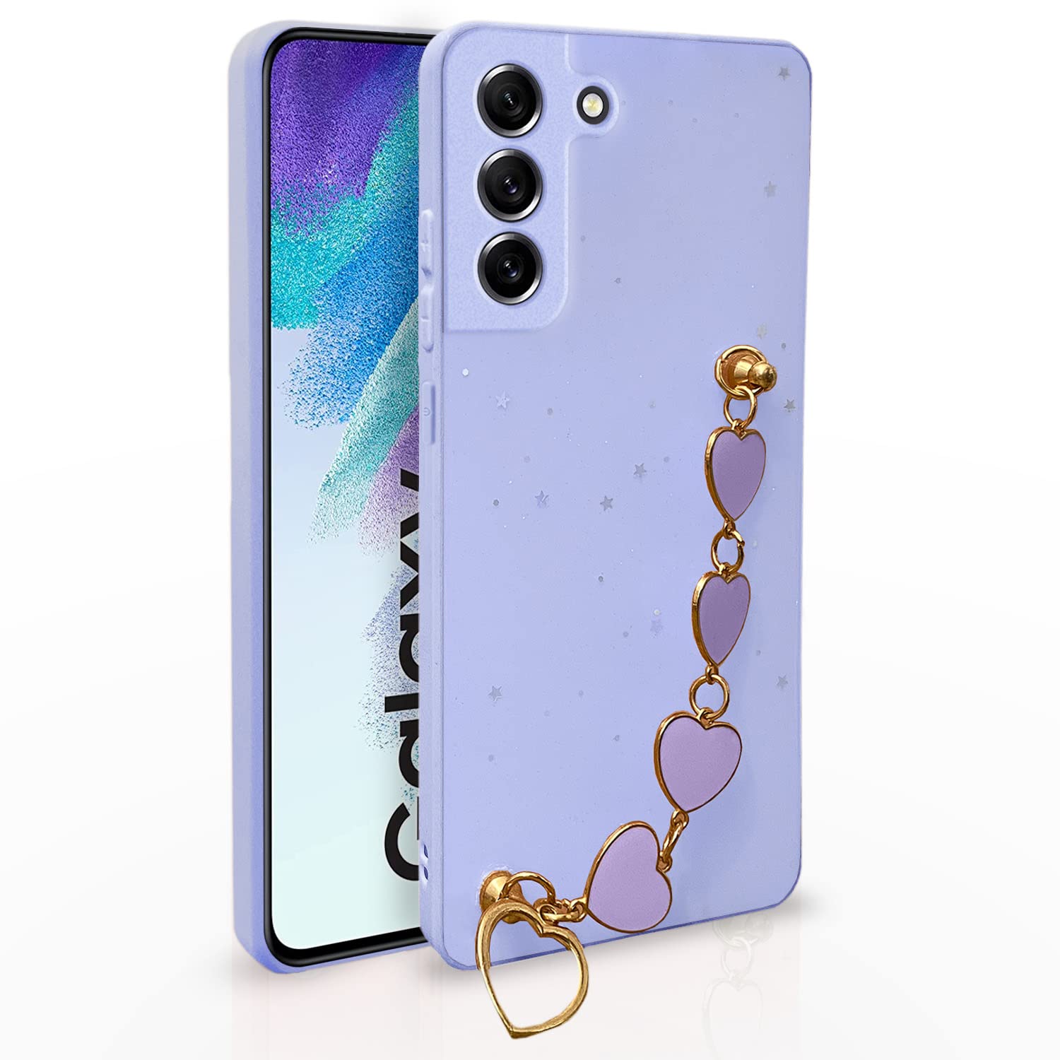 Purple Chain back cover for Samsung S21 FE 5G – Pikkme